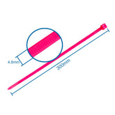 Securefix - 300 X 4.8mm Cable Tie - Pink | SF30148P